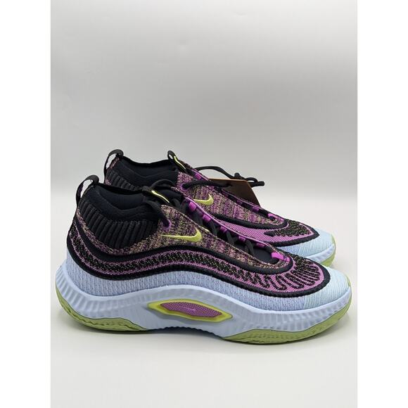 Nike Cosmic Unity 3 Low Rush Fuchsia Lemon Twist Mens Size 8.5 Shoes New In Box